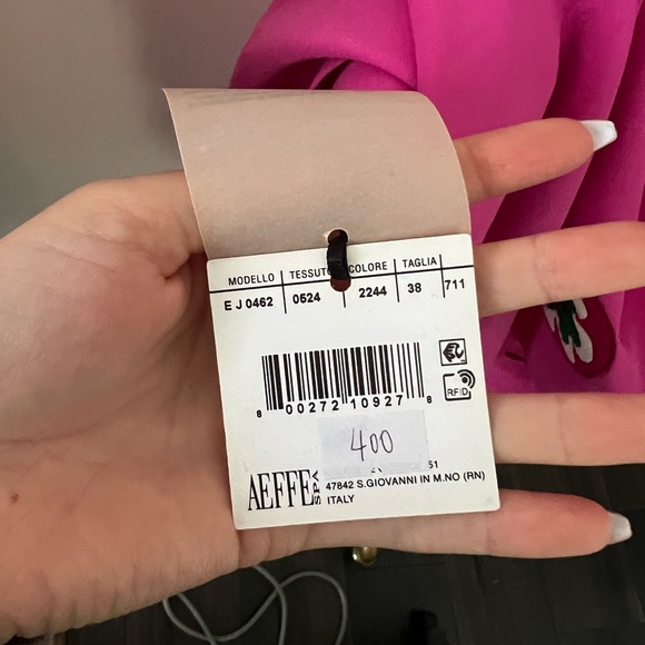 Moschino Pink Mini Dress w Floral Embroidery - Picture 8 of 12